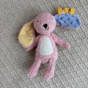 Sensory Snuggables 9" Plush Pink Bunny Rabbit  Land of Make Believe Ideas